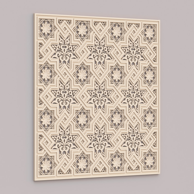 Classic Pattern 008 3D Model .c4d .max .obj .3ds .fbx .stl .blend 