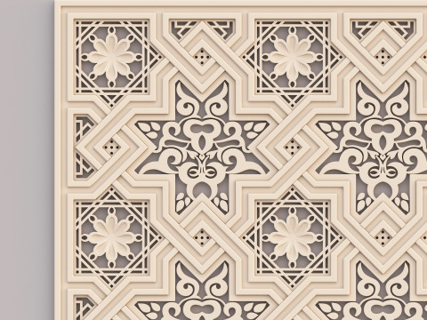 Classic Pattern 008 3D Model