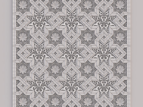 Classic Pattern 008 3D Model
