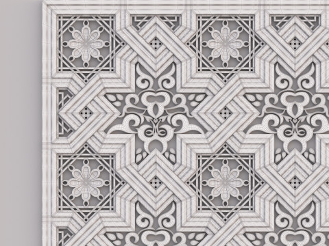 Classic Pattern 008 3D Model