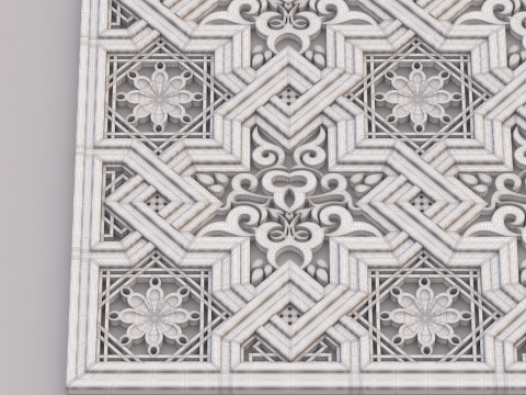 Classic Pattern 008 3D Model