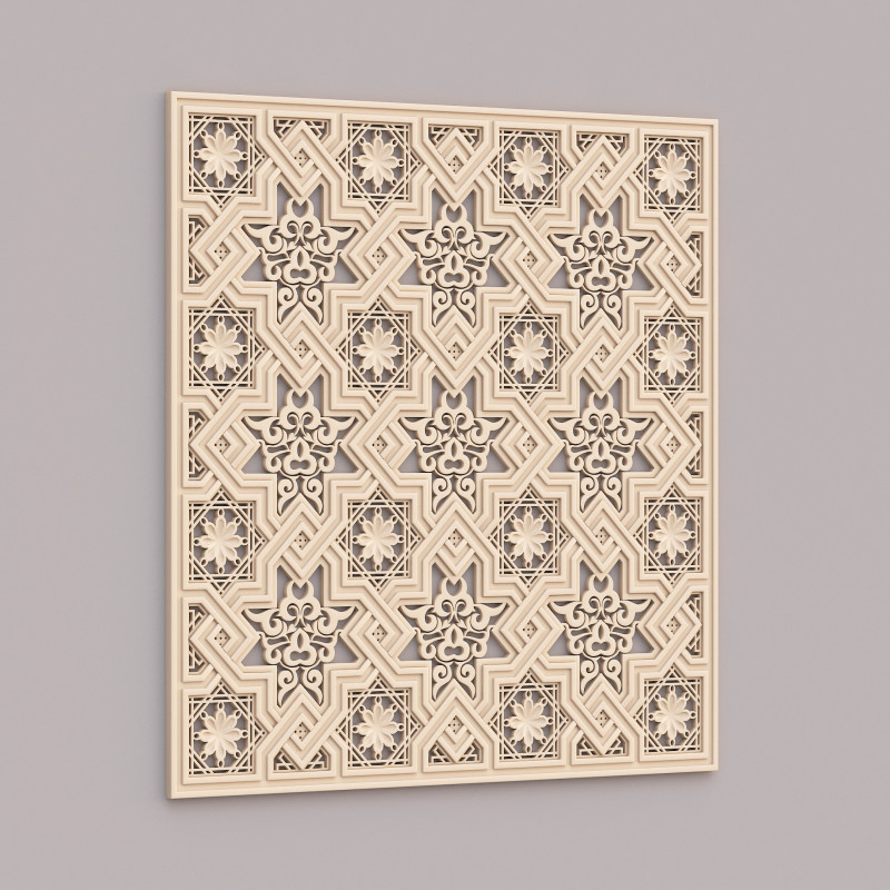 Classic Pattern 008 3D 模型 .c4d .max .obj .3ds .fbx .stl .blend