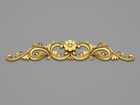 Classic Carved 012 3D Model
