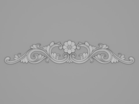 Classic Carved 012 3D Model