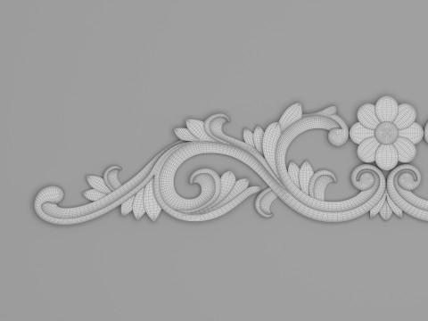 Classic Carved 012 3D Model