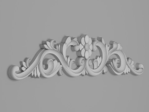 Classic Carved 012 3D Model