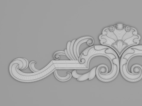 Classic Carved 013 3Dモデル