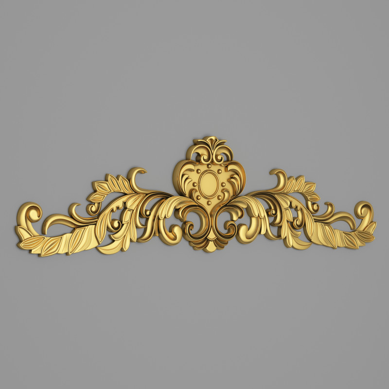 Classic Carved 014 Model 3D .c4d .max .obj .3ds .fbx .stl .blend 
