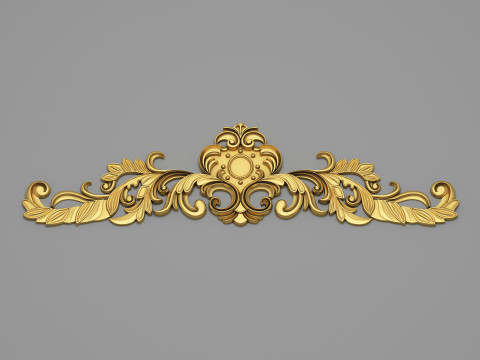 Classic Carved 014 Model 3D