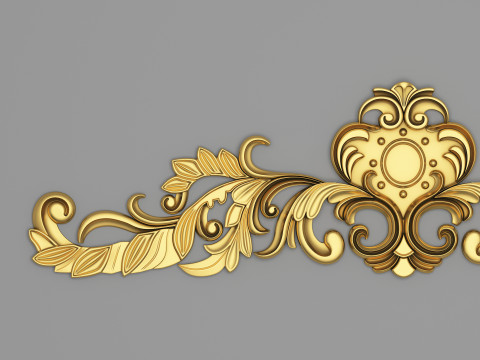Classic Carved 014 Model 3D