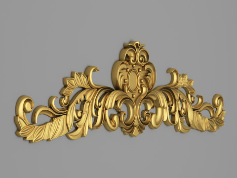 Classic Carved 014 Model 3D