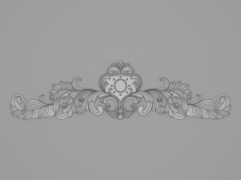 Classic Carved 014 Model 3D