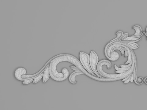 Classic Carved 015 3Dモデル
