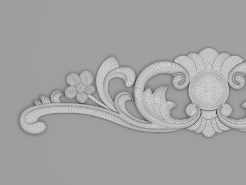 Classic Carved 016 3Dモデル