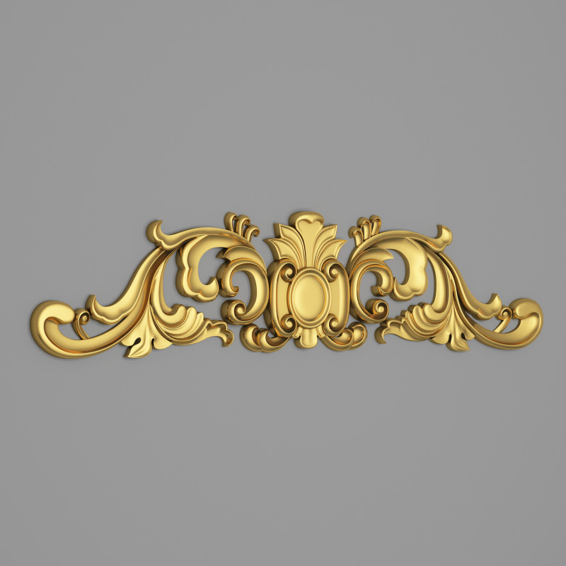 Classic Carved 017 Model 3D .c4d .max .obj .3ds .fbx .stl .blend 