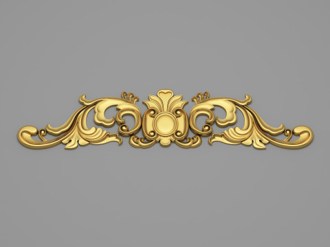 Classic Carved 017 Model 3D
