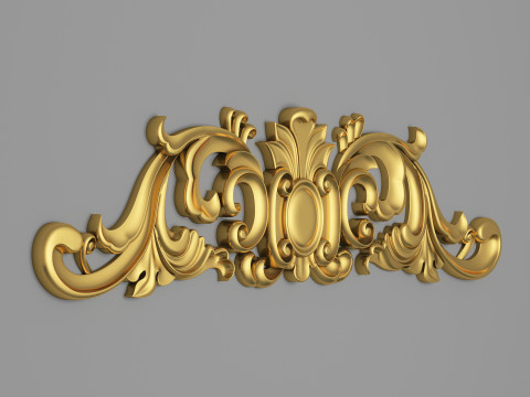 Classic Carved 017 Model 3D