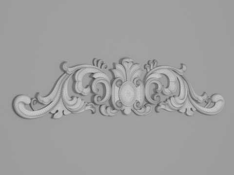 Classic Carved 017 Model 3D
