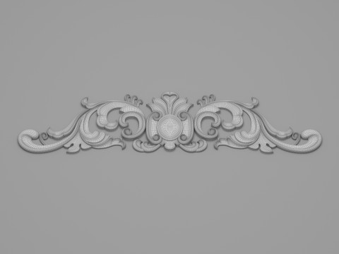 Classic Carved 017 Model 3D