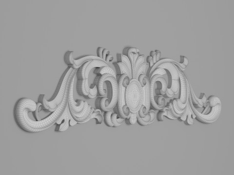 Classic Carved 017 Model 3D