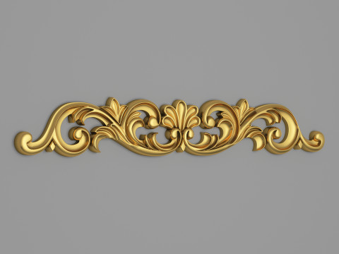 Classic Carved 018 3D 모델