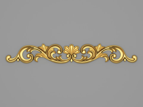 Classic Carved 018 Modelo 3D