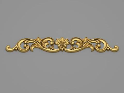 Classic Carved 018 Modelo 3D