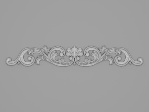 Classic Carved 018 Modelo 3D