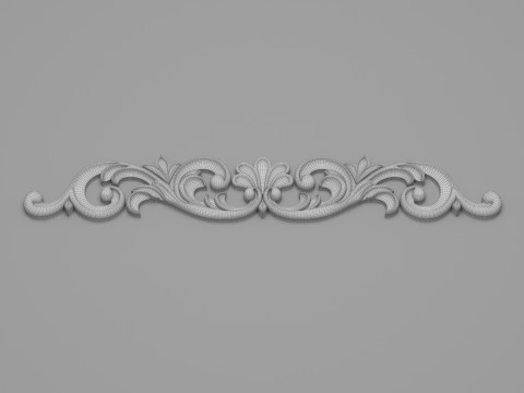Classic Carved 018 Modelo 3D