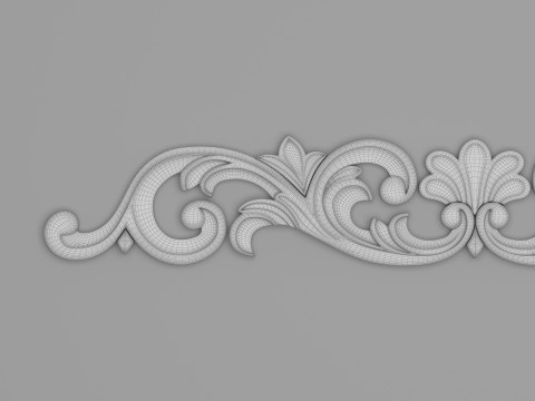 Classic Carved 018 Modelo 3D