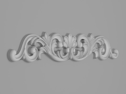 Classic Carved 018 Modelo 3D