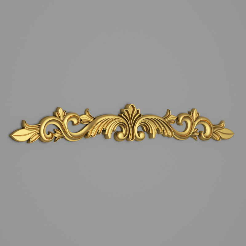Classic Carved 019 3D Model .c4d .max .obj .3ds .fbx .stl .blend 