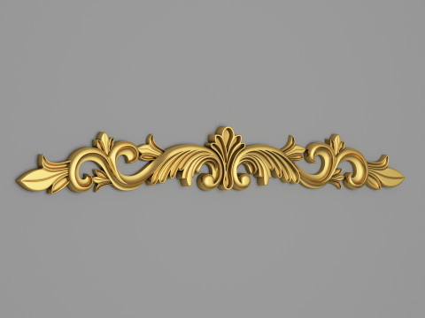 Classic Carved 019 Model 3D