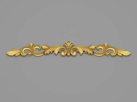 Classic Carved 019 3D Model