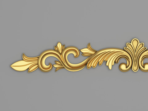 Classic Carved 019 3D Model