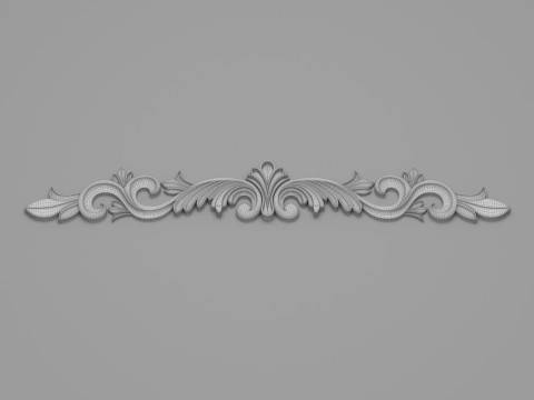 Classic Carved 019 3D Model