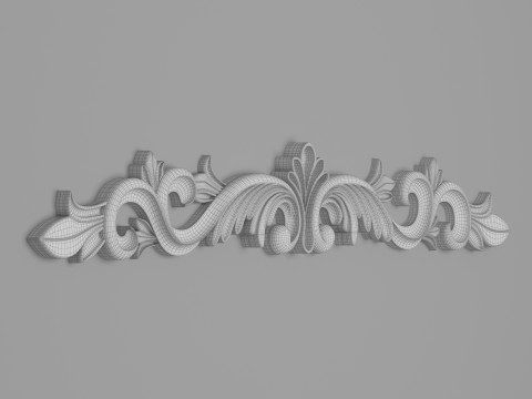 Classic Carved 019 3D Model
