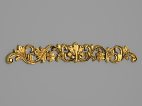 Classic Carved 020 3D Model
