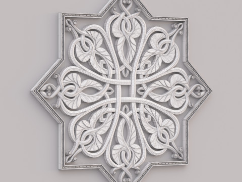 Classic Pattern 009 3D Model
