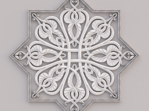 Classic Pattern 009 3D Model