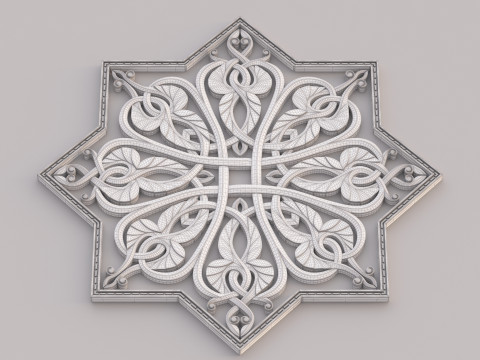 Classic Pattern 009 3D Model