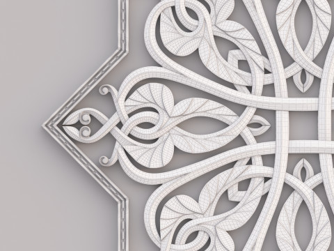 Classic Pattern 009 3D Model