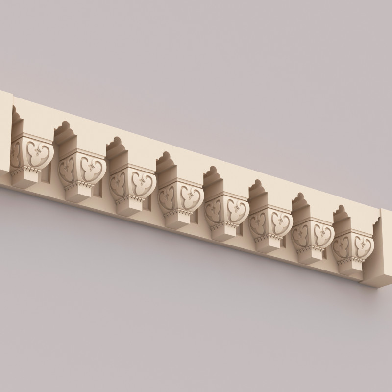 Classic Islamic Cornice 005 Modello 3D .c4d .max .obj .3ds .fbx .stl .blend 