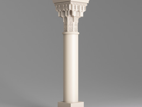 Classic Islamic Column 006 3Dモデル