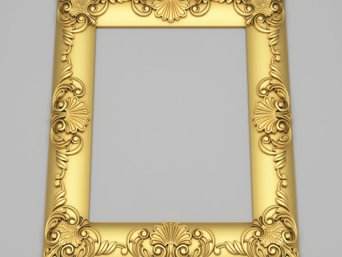 Classic Frame Mirror 002 Modelo 3D