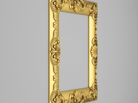 Classic Frame Mirror 002 Modelo 3D