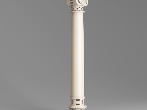 Classic Column 001 3D 模型