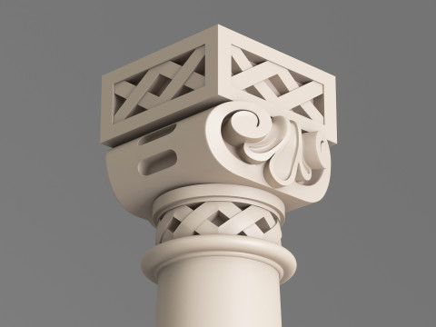 Classic Column 001 3Dモデル