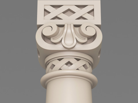 Classic Column 001 3Dモデル