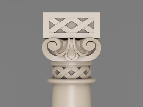 Classic Column 001 3Dモデル